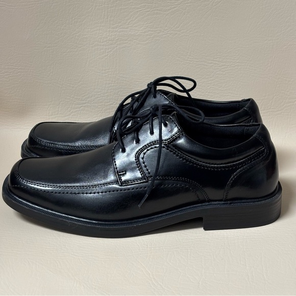 Dockers Manvel Oxford Leather Mens Memory Foam square toe Shoe Size 9.5 - Picture 1 of 9